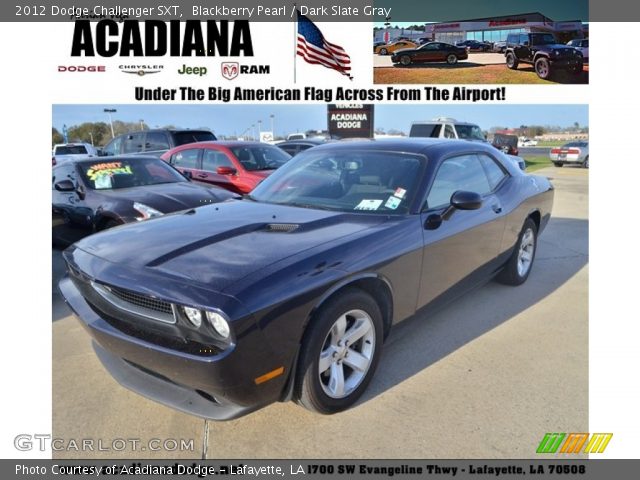 2012 Dodge Challenger SXT in Blackberry Pearl