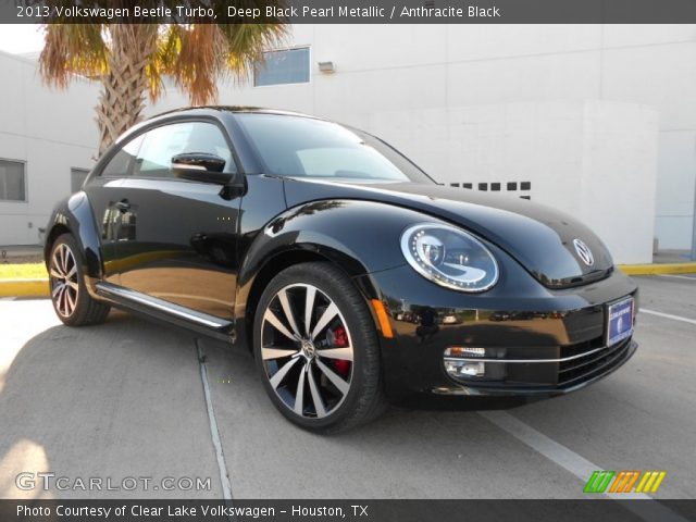 2013 Volkswagen Beetle Turbo in Deep Black Pearl Metallic