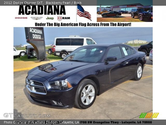 2012 Dodge Charger SXT in Blackberry Pearl