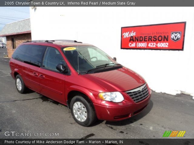 2005 Chrysler Town & Country LX in Inferno Red Pearl