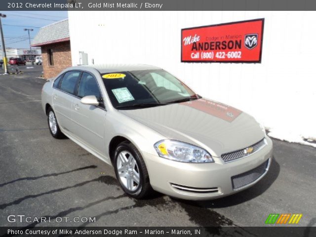 2012 Chevrolet Impala LT in Gold Mist Metallic