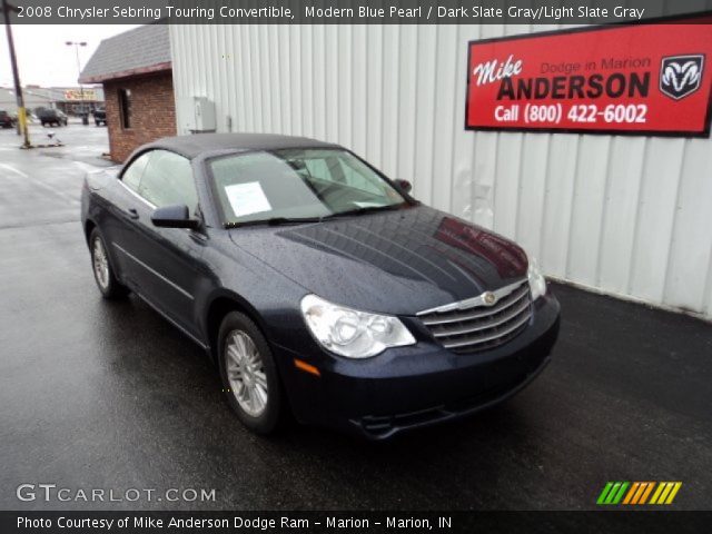 2008 Chrysler Sebring Touring Convertible in Modern Blue Pearl