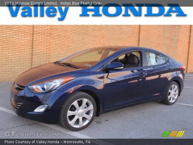 2011 Hyundai Elantra Limited in Indigo Blue Pearl