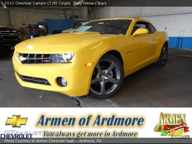 2013 Chevrolet Camaro LT/RS Coupe in Rally Yellow