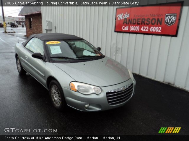 2006 Chrysler Sebring Touring Convertible in Satin Jade Pearl
