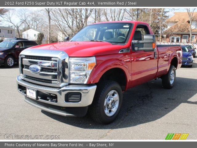 2012 Ford F250 Super Duty XLT Regular Cab 4x4 in Vermillion Red