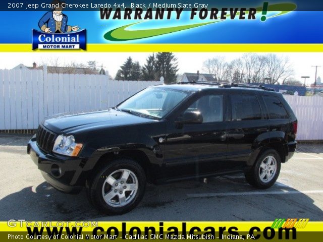 2007 Jeep Grand Cherokee Laredo 4x4 in Black