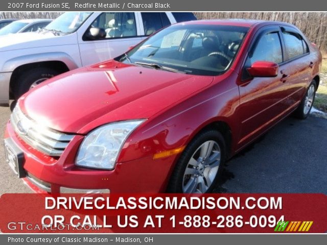 2007 Ford Fusion SE in Redfire Metallic