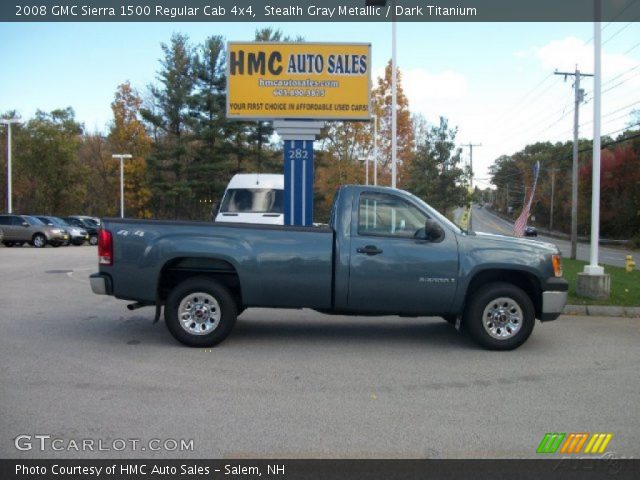 2008 GMC Sierra 1500 Regular Cab 4x4 in Stealth Gray Metallic