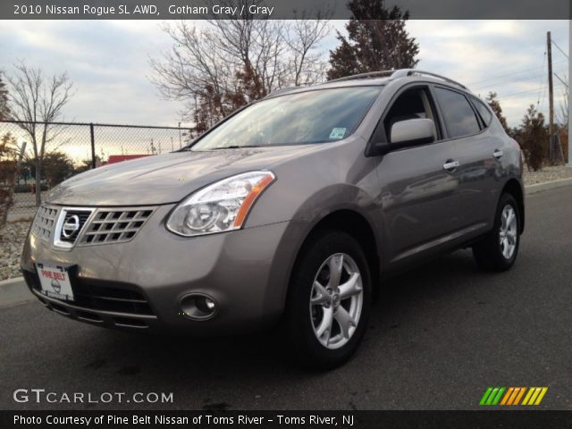 2010 Nissan Rogue SL AWD in Gotham Gray