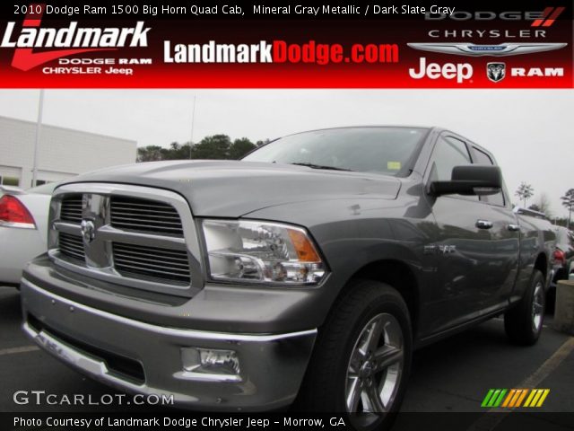 2010 Dodge Ram 1500 Big Horn Quad Cab in Mineral Gray Metallic