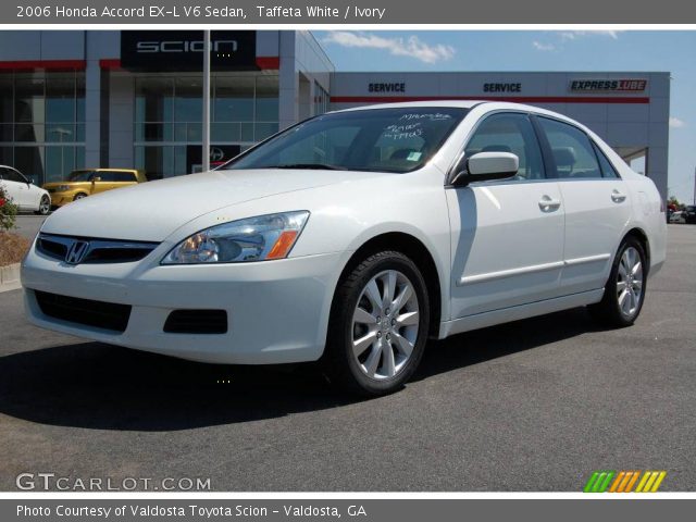 2006 White honda accord ex-l #3