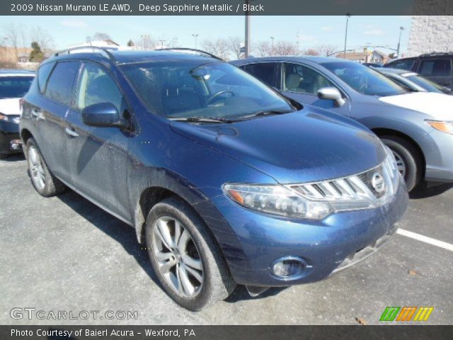 2009 Nissan Murano LE AWD in Deep Sapphire Metallic