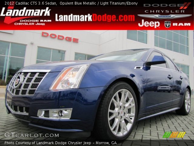 2012 Cadillac CTS 3.6 Sedan in Opulent Blue Metallic