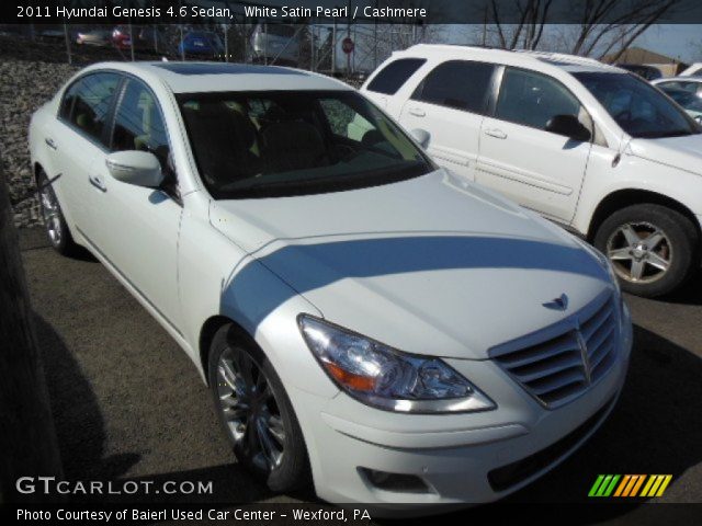 2011 Hyundai Genesis 4.6 Sedan in White Satin Pearl