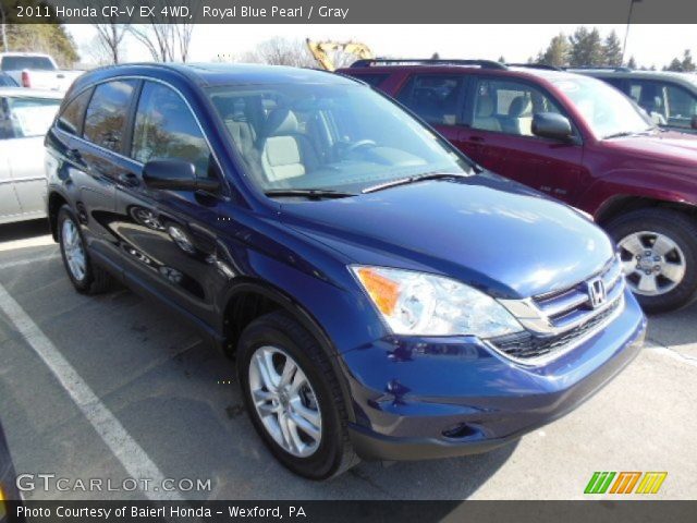 2011 Honda CR-V EX 4WD in Royal Blue Pearl