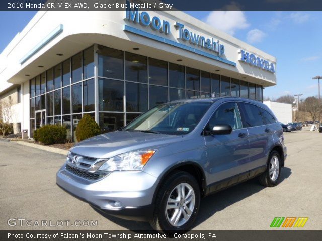 2010 Honda CR-V EX AWD in Glacier Blue Metallic
