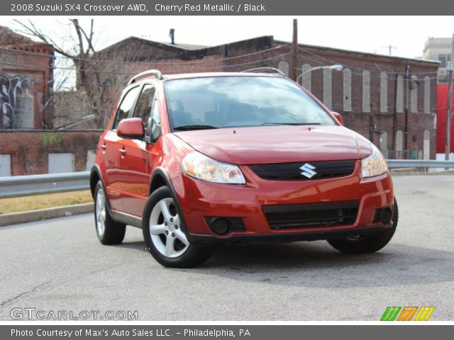 2008 Suzuki SX4 Crossover AWD in Cherry Red Metallic