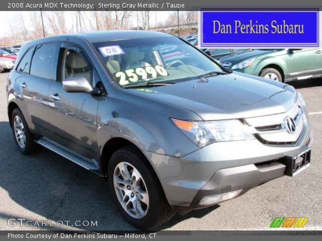 2008 Acura MDX Technology in Sterling Gray Metallic