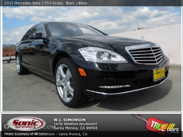 2013 Mercedes-Benz S 550 Sedan in Black