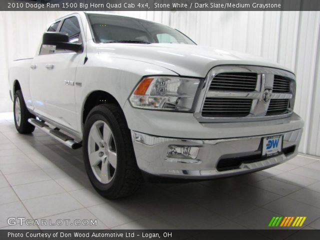 2010 Dodge Ram 1500 Big Horn Quad Cab 4x4 in Stone White