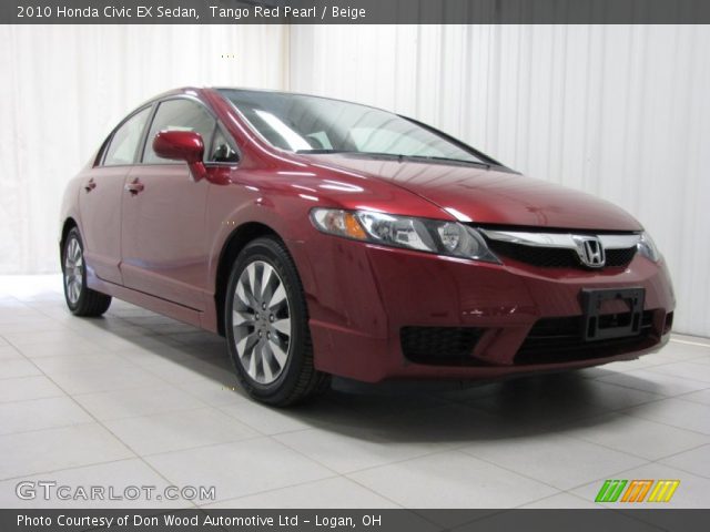 2010 Honda Civic EX Sedan in Tango Red Pearl