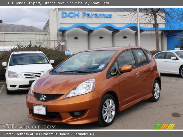 2011 Honda Fit Sport in Orange Revolution Metallic