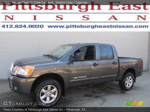 2011 Nissan Titan SV Crew Cab 4x4 in Smoke Gray