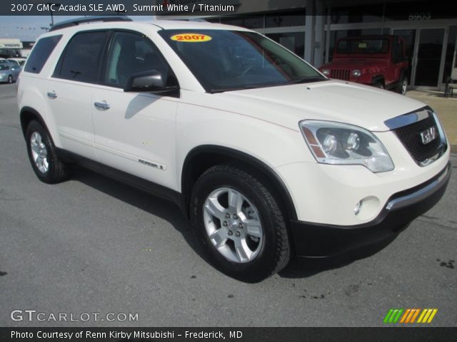 2007 GMC Acadia SLE AWD in Summit White