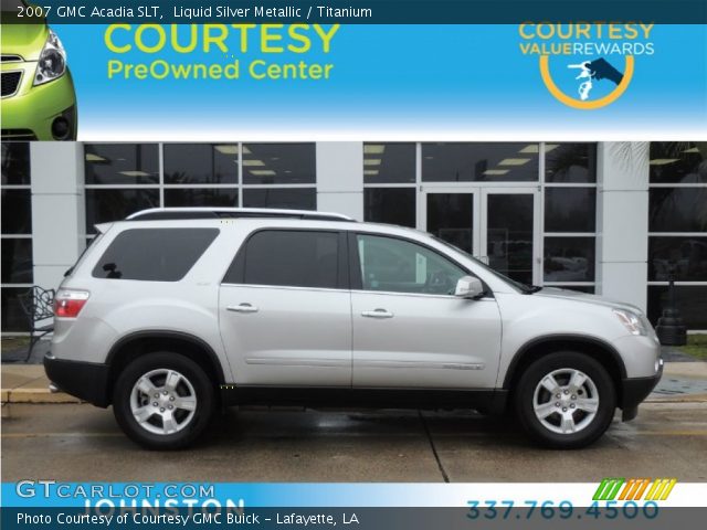 2007 GMC Acadia SLT in Liquid Silver Metallic