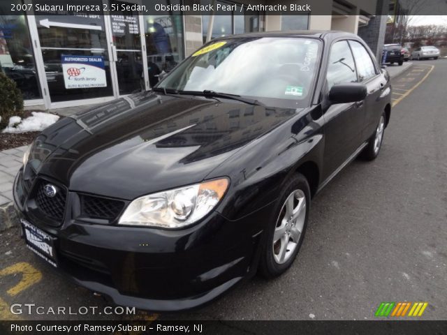 2007 Subaru Impreza 2.5i Sedan in Obsidian Black Pearl