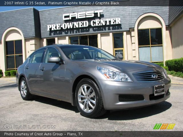 2007 Infiniti G 35 Sedan in Platinum Graphite Metallic