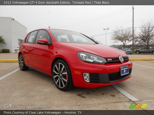 2013 Volkswagen GTI 4 Door Autobahn Edition in Tornado Red