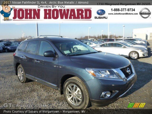 2013 Nissan Pathfinder SL 4x4 in Arctic Blue Metallic