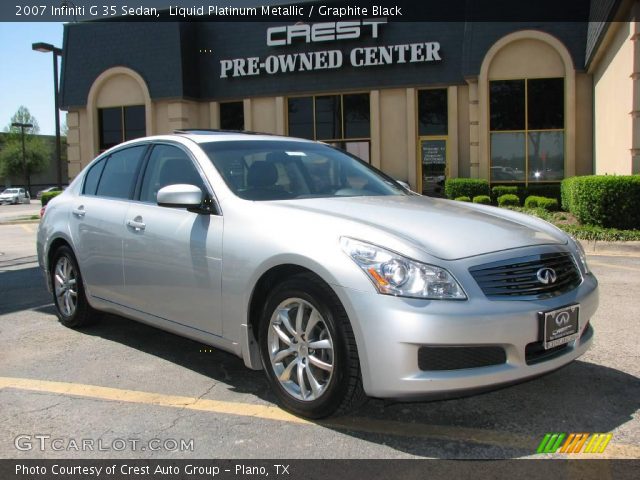 2007 Infiniti G 35 Sedan in Liquid Platinum Metallic