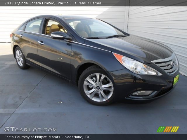 2013 Hyundai Sonata Limited in Pacific Blue Pearl