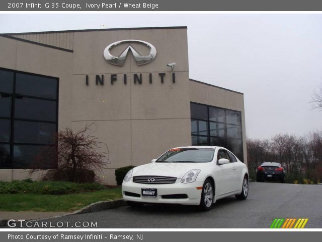 2007 Infiniti G 35 Coupe in Ivory Pearl