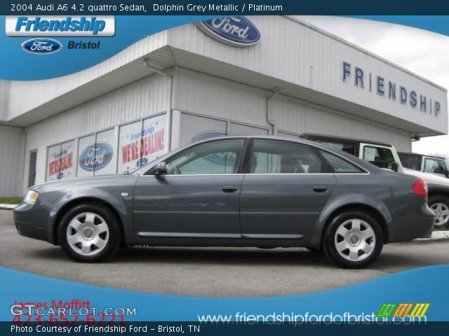 2004 Audi A6 4.2 quattro Sedan in Dolphin Grey Metallic
