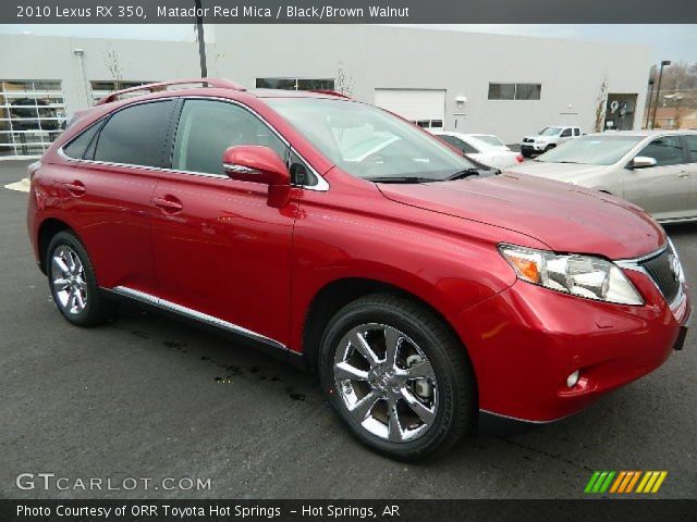 2010 Lexus RX 350 in Matador Red Mica