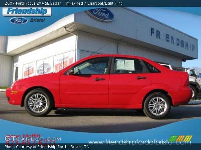 2007 Ford Focus ZX4 SE Sedan in Infra-Red