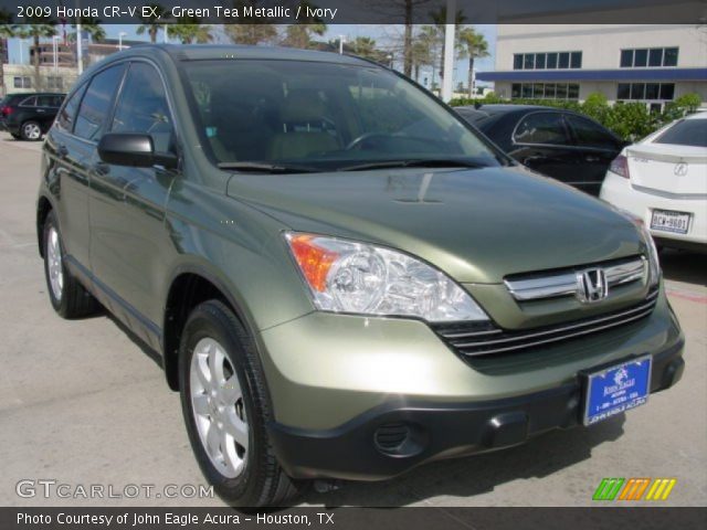 2009 Honda CR-V EX in Green Tea Metallic