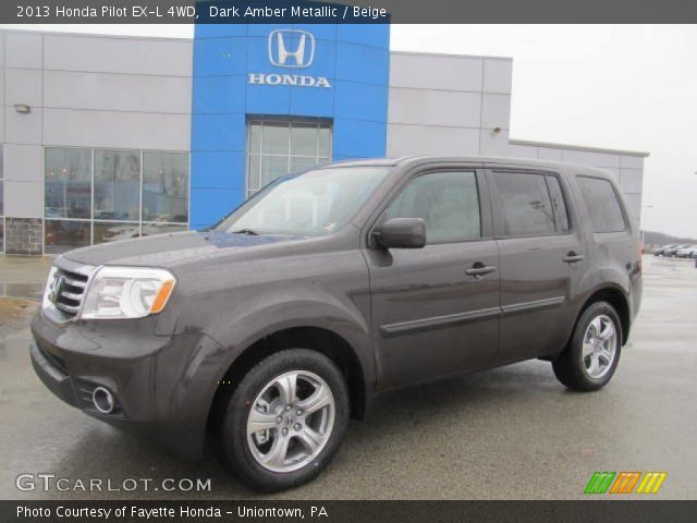 2013 Honda Pilot EX-L 4WD in Dark Amber Metallic