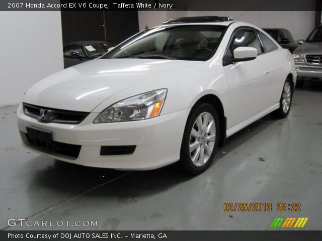 2007 Honda Accord EX V6 Coupe in Taffeta White