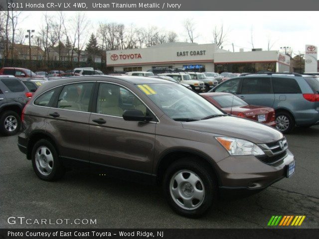 2011 Honda CR-V LX 4WD in Urban Titanium Metallic