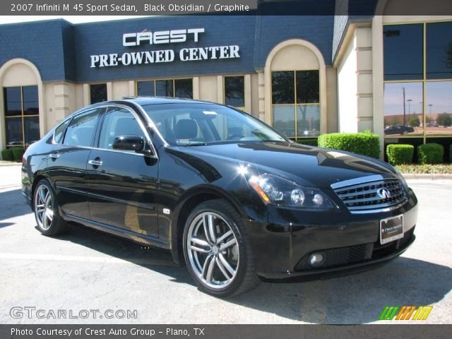 2007 Infiniti M 45 Sport Sedan in Black Obsidian