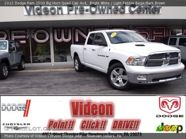 2012 Dodge Ram 1500 Big Horn Quad Cab 4x4 in Bright White