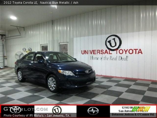 2012 Toyota Corolla LE in Nautical Blue Metallic