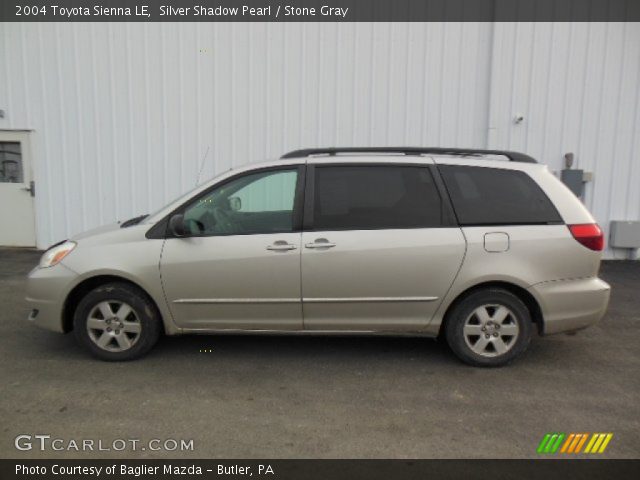 2004 Toyota Sienna LE in Silver Shadow Pearl