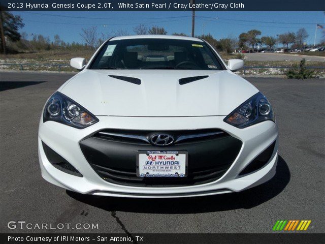 2013 Hyundai Genesis Coupe 2.0T in White Satin Pearl