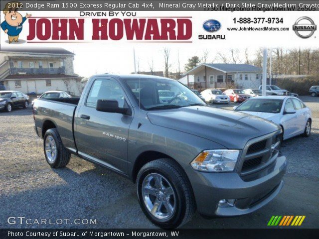 2012 Dodge Ram 1500 Express Regular Cab 4x4 in Mineral Gray Metallic